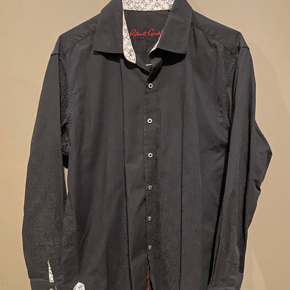 ROBERT GRAHAM- Men's Long Sleeve Shirt